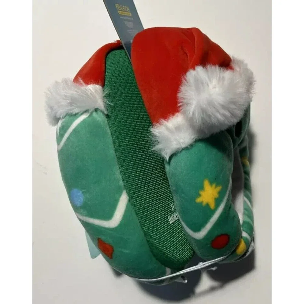 Squishmallows Carol the Christmas Tree Slippers‎ Kids Size 11-12 NWT